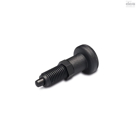 Black-oxide Steel Plunger, Without Locking Nut, PMT.100-5-M10x1-A